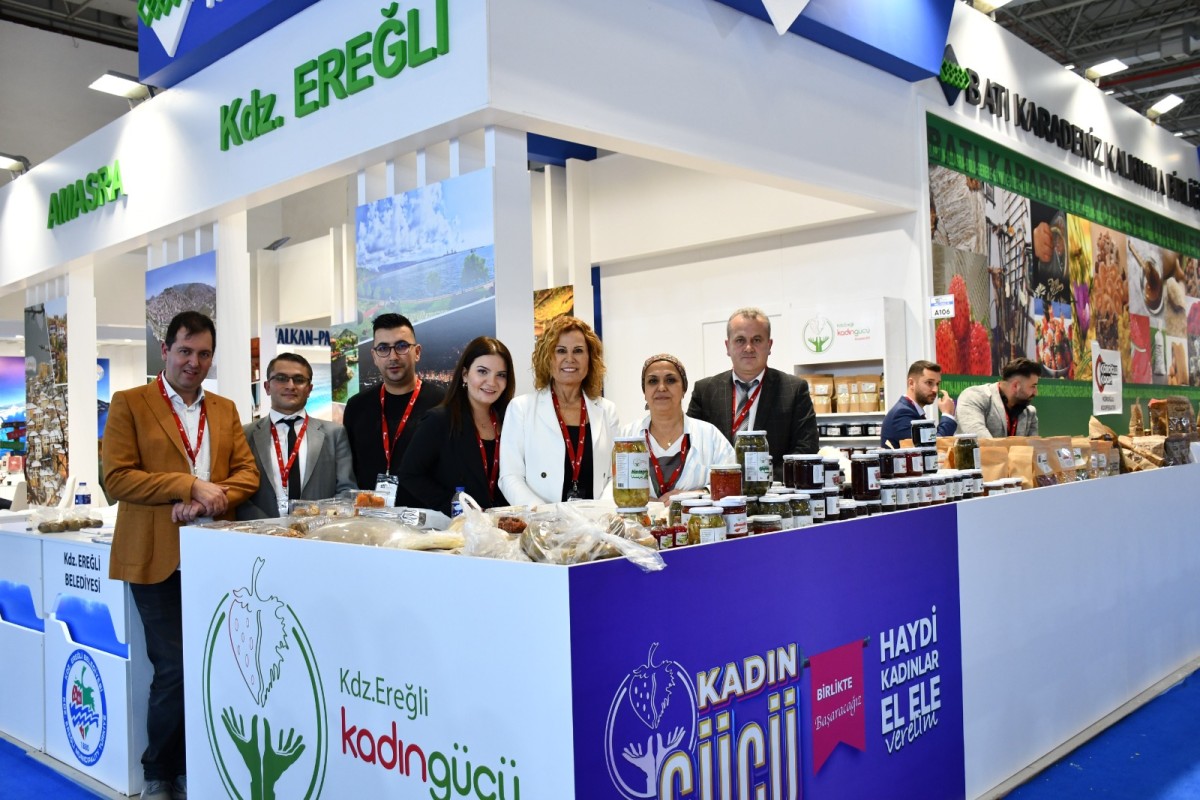 KDZ. EREĞLİ KADIN GÜCÜ KOOPERATİFİ, “TRAVEL TURKEY İZMİR” FUARINDA İLGİ GÖRDÜ