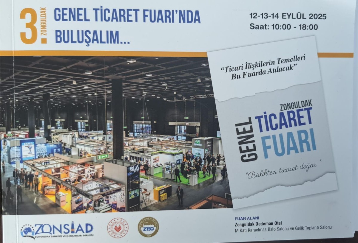 3. Zonguldak Genel Ticaret Fuarı 12-13-14 Eylül’de