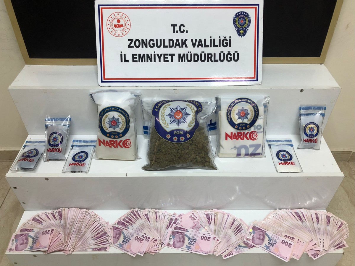 Zonguldak’ta uyuşturucu operasyonu: 2 Şüpheli tutuklandı