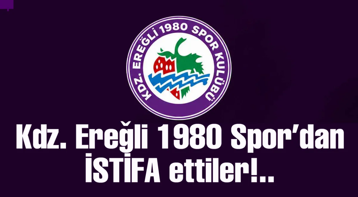 Kdz. Ereğli 1980 Spor’da istifa!
