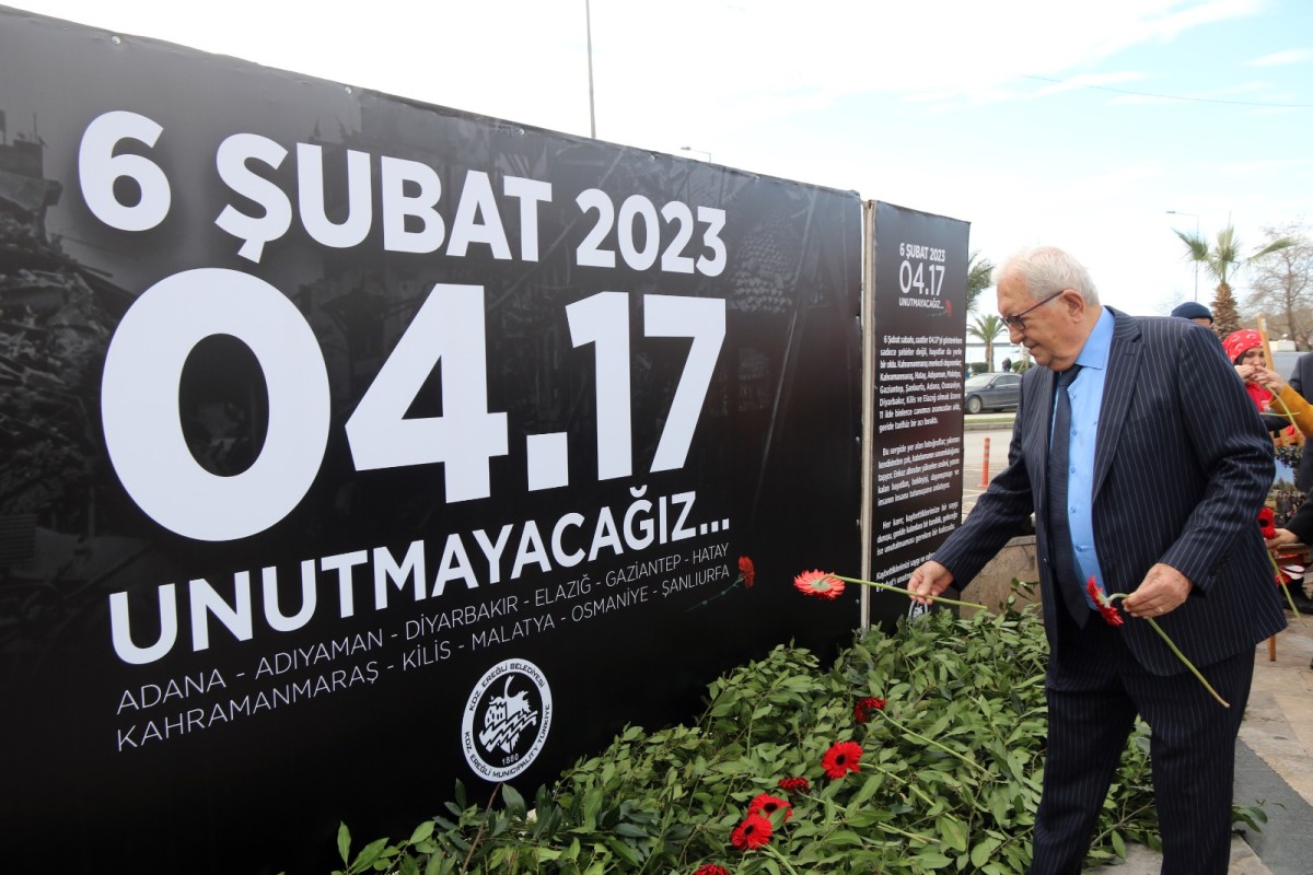 6 ŞUBAT DEPREMLERİNDE HAYATINI KAYBEDENLER KDZ. EREĞLİ’DE ANILDI