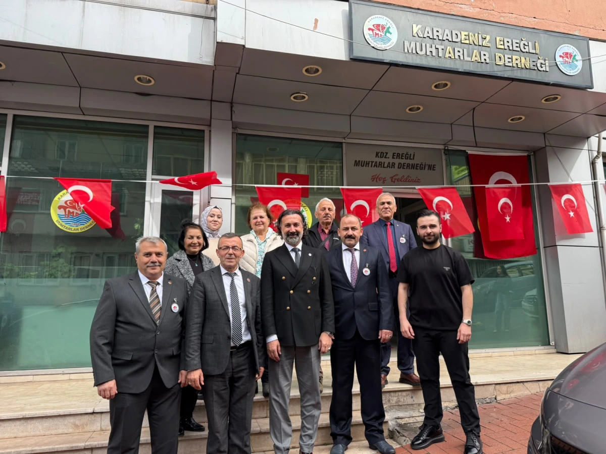 YENİ PARTİ’DEN MUHTARLAR DERNEĞİNE ZİYARET