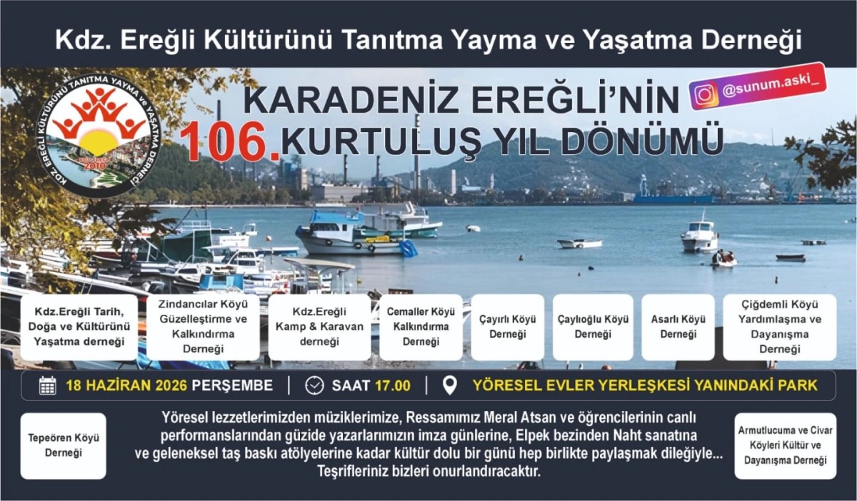 Karadeniz Ereğli’nin kurtuluş coşkusu kültür etkinlikleriyle yaşatılacak