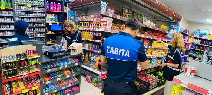Gülüç’te market denetimi: Etiket ve fiyat uyuşmazlığına yasal işlem