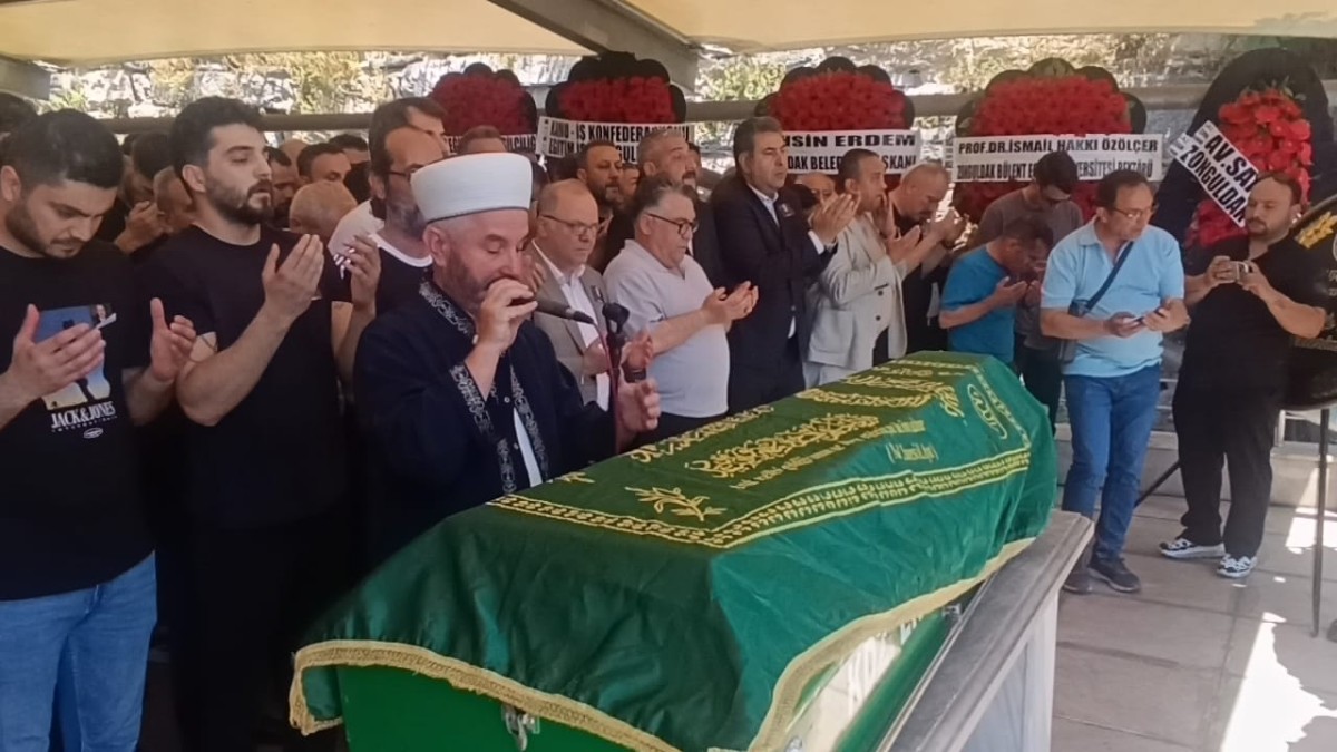 ZONGULDAK EĞİTİM CAMİASININ ACI GÜNÜ: ŞAHİN ÖREN'E SON GÖREV
