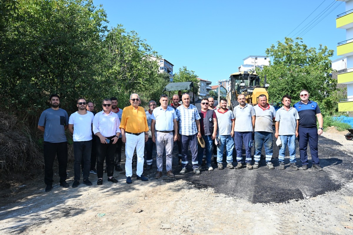 BAŞKAN POSBIYIK SAHADA! ÇALIŞMALARI YERİNDE İNCELEDİ